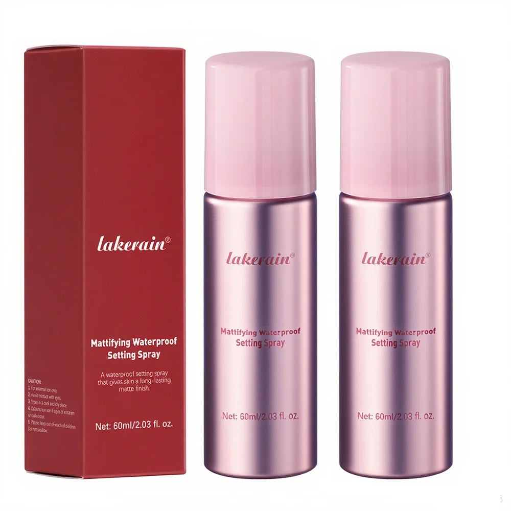 Long-Lasting Mattifying Waterproof Makeup Setting Spray for All Skin Types