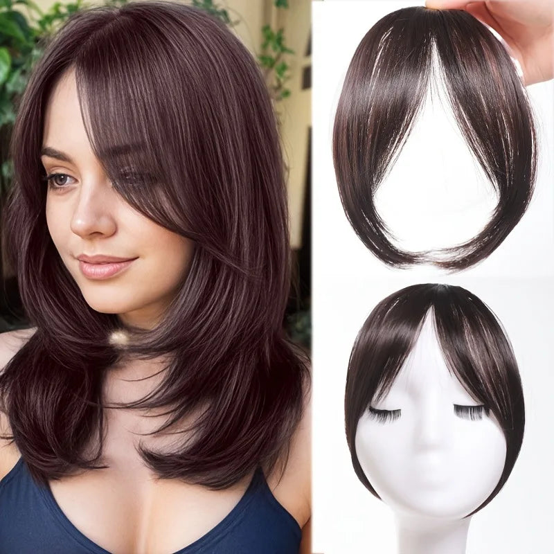 Clip-In Hair Bangs Extension for Natural Look