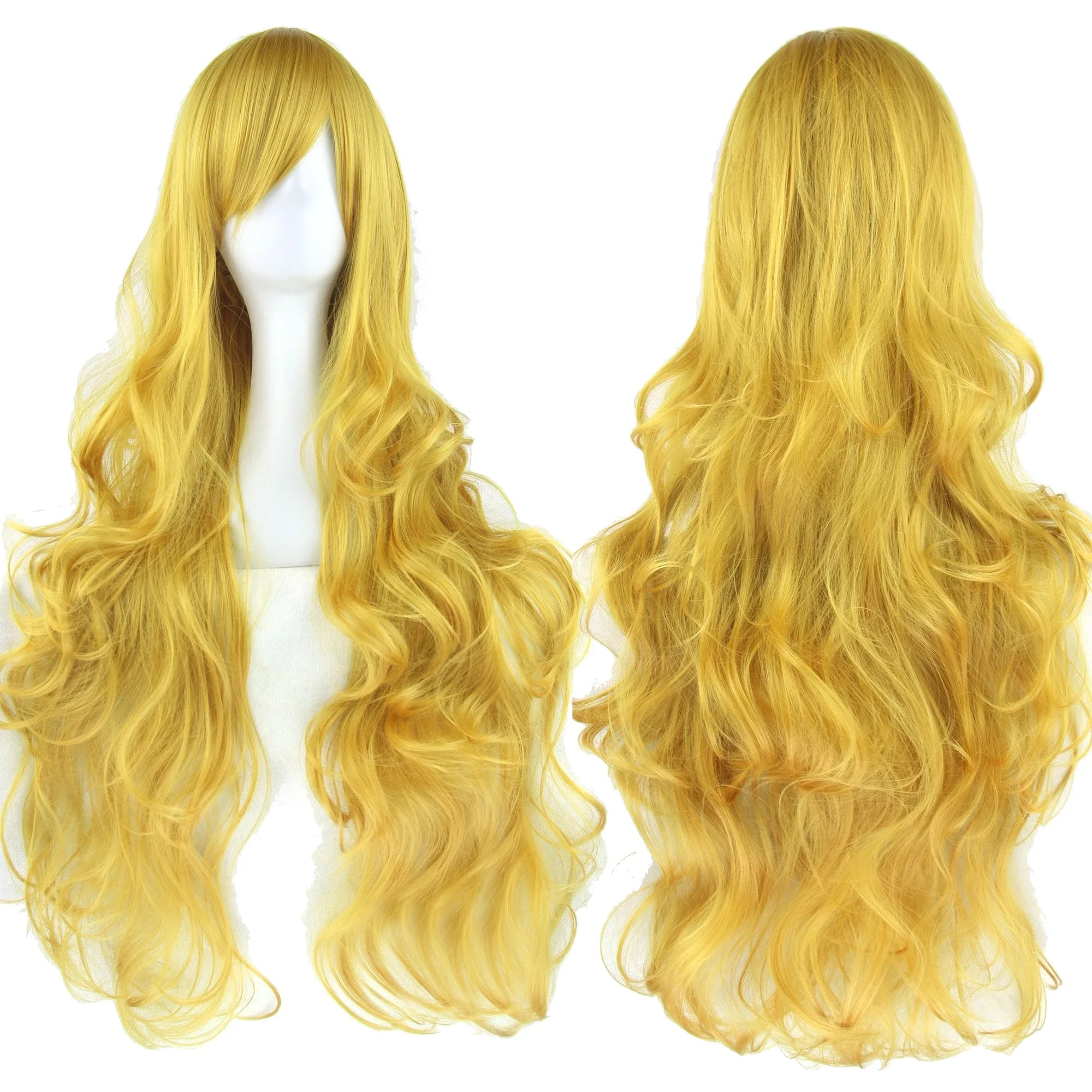 Long Curly Synthetic Cosplay Wig for Parties - 32