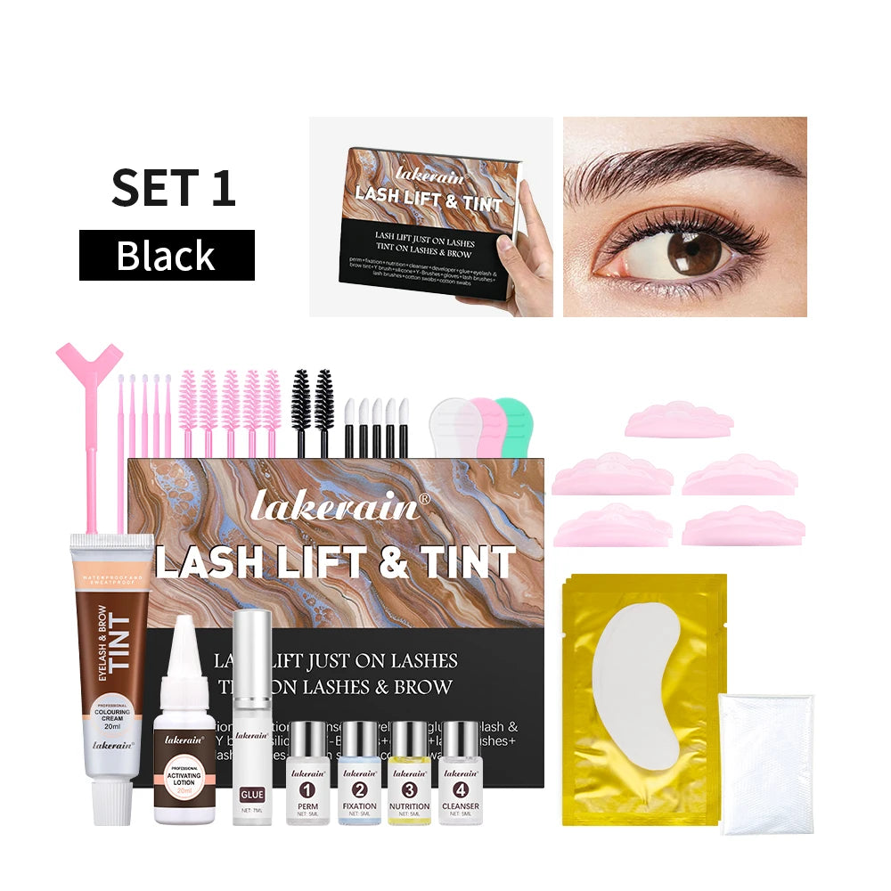 Professional Eyelash and Eyebrow Lift and Tint Kit for Home Salon Use - 23