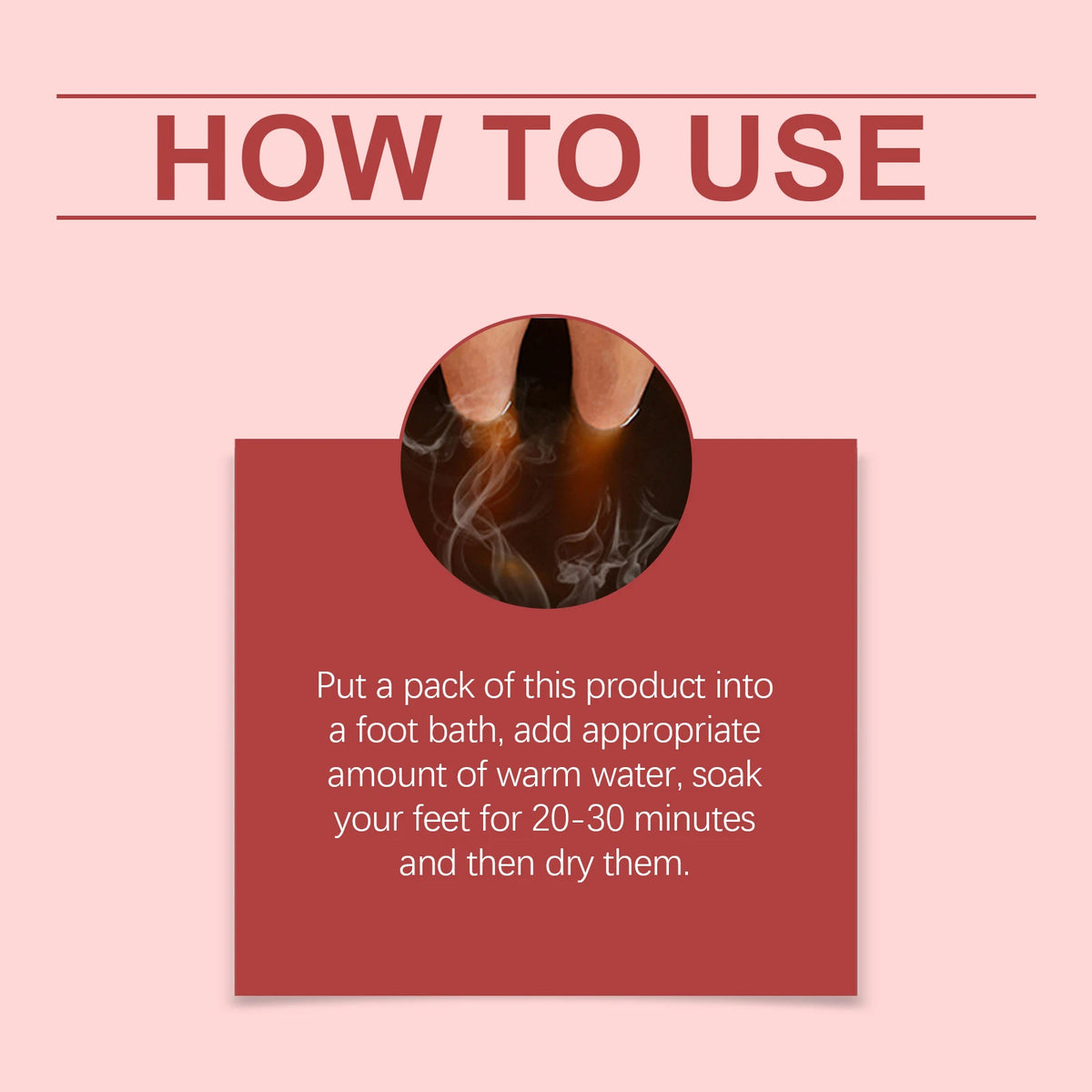 Herbal Mugwort Foot Bath Soak for Relaxation and Sleep Support