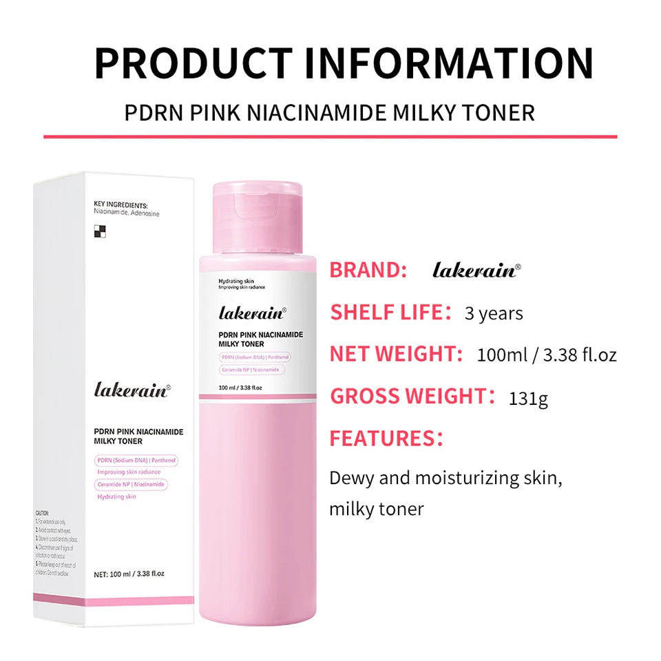 PDRN Niacinamide Milky Toner for Deep Hydration and Glowing Radiant Skin - 14