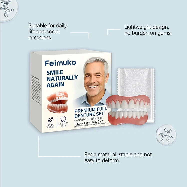 Instant Full Set Dentures for Natural Smile and Confidence - 5