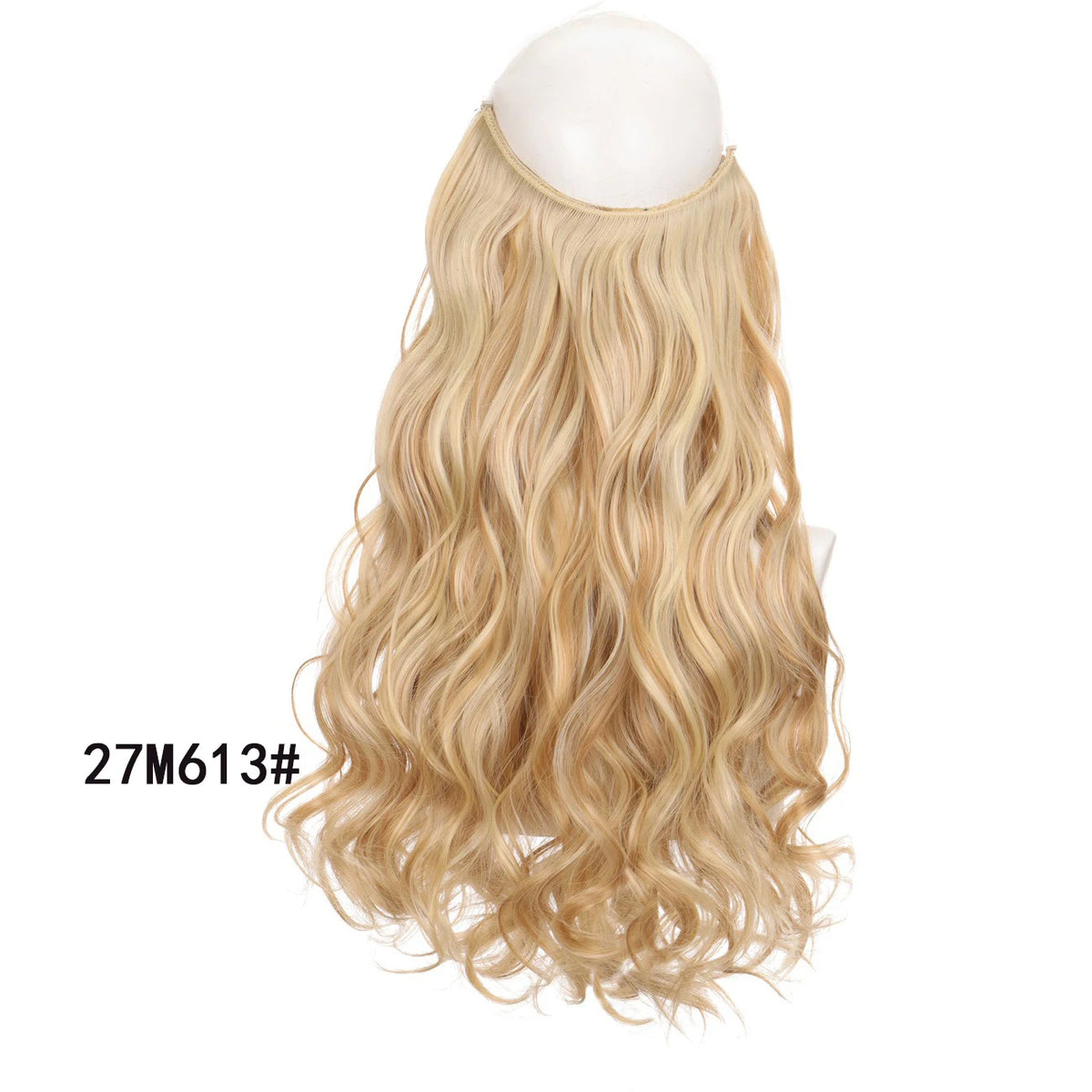 Invisible Halo Wire Hair Extensions for Voluminous Wavy Hair