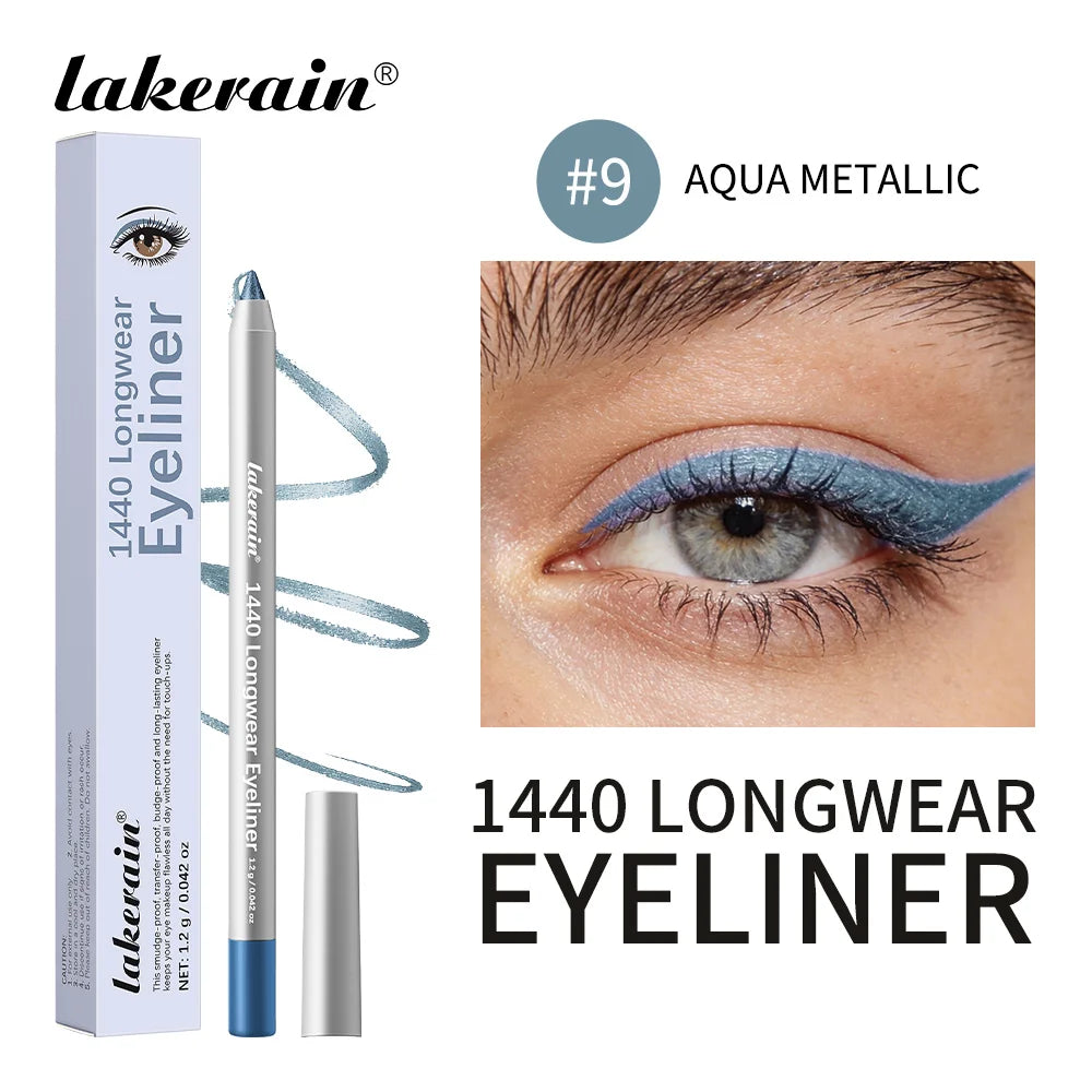 Waterproof Long-Lasting Smudge-Proof Eyeliner Pencil for All Day Wear