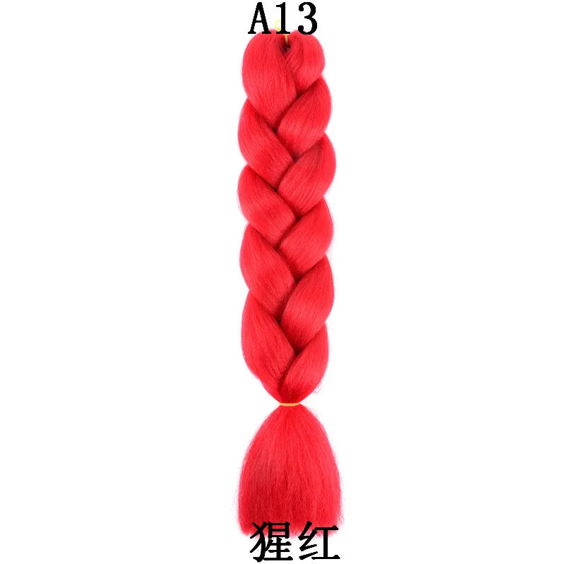 24-Inch Synthetic Jumbo Braiding Hair Extensions - 8