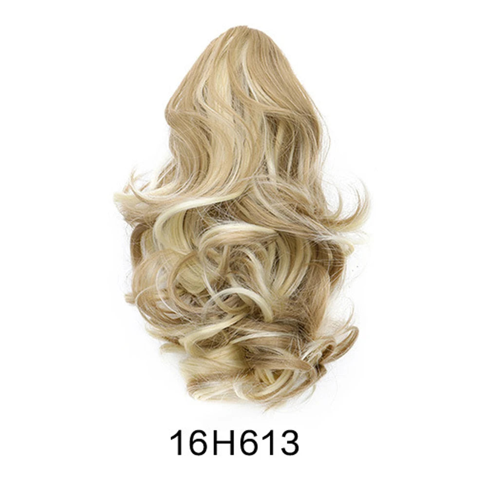 Wavy Claw Clip Ponytail Extension for Instant Volume and Hairstyle - 13