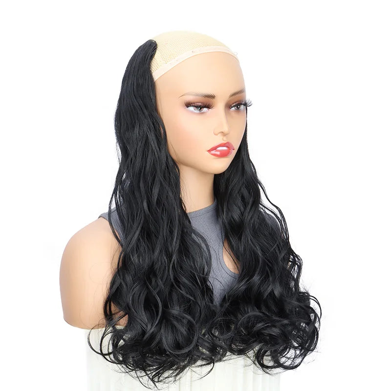 20-Inch Wavy Clip-In Hair Extension for Instant Volume