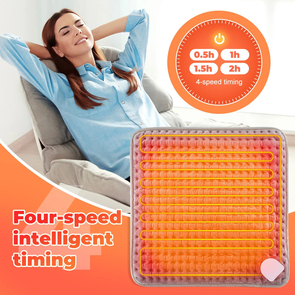 Electric Heated Foot Warmer with 9 Heat Levels and Auto Shut-Off Timer - 10