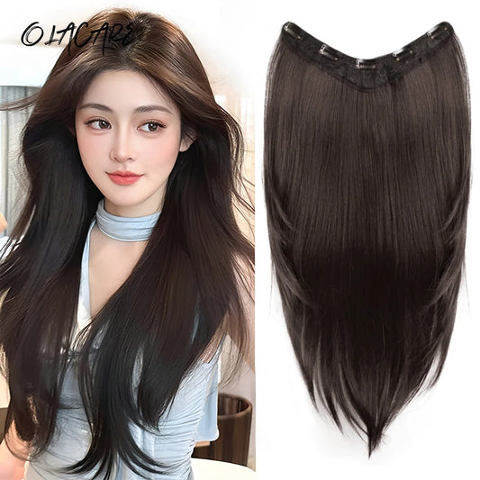 26-Inch V-Shaped Clip-In Hair Extensions