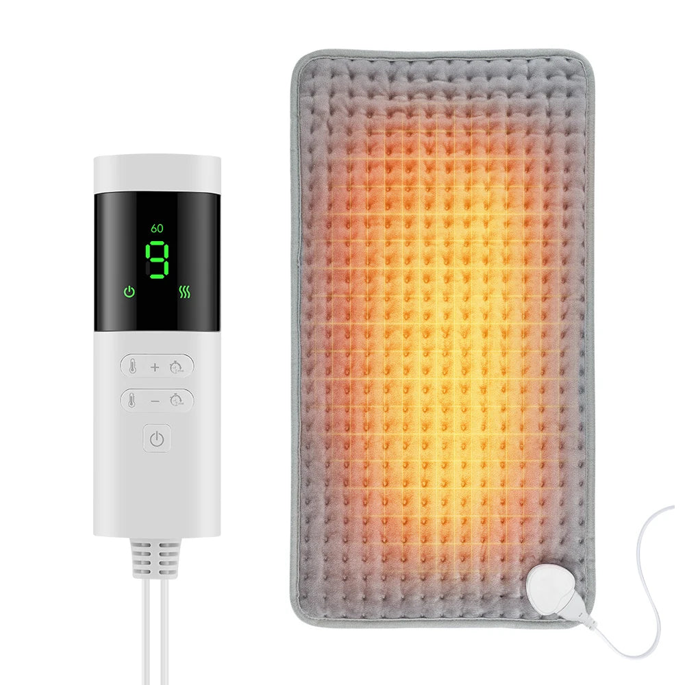 Electric Heating Pad for Pain Relief and Warmth at Home or Office