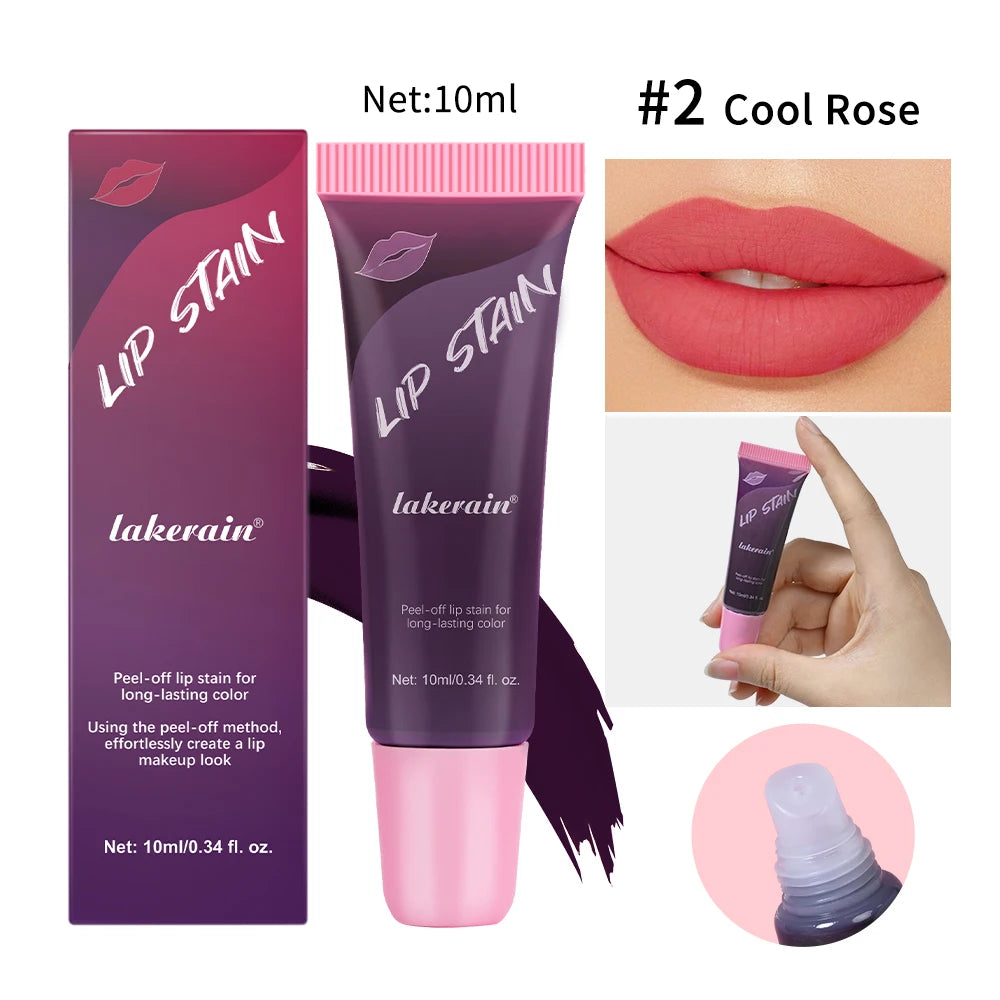 Waterproof Peel-Off Lip Stain for Long-Lasting Natural Color - 31