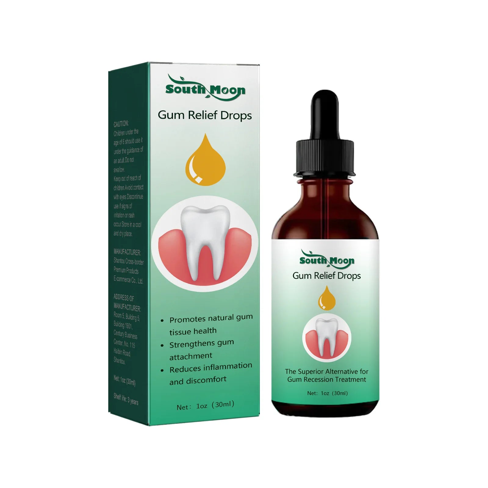 Natural Herbal Toothache and Gum Relief Drops for Oral Health Care - 6