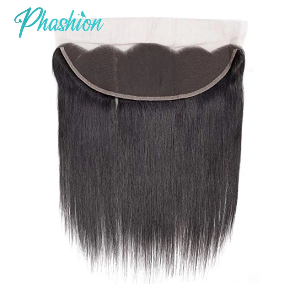 Straight Human Hair Lace Frontal for Natural Styles - 3