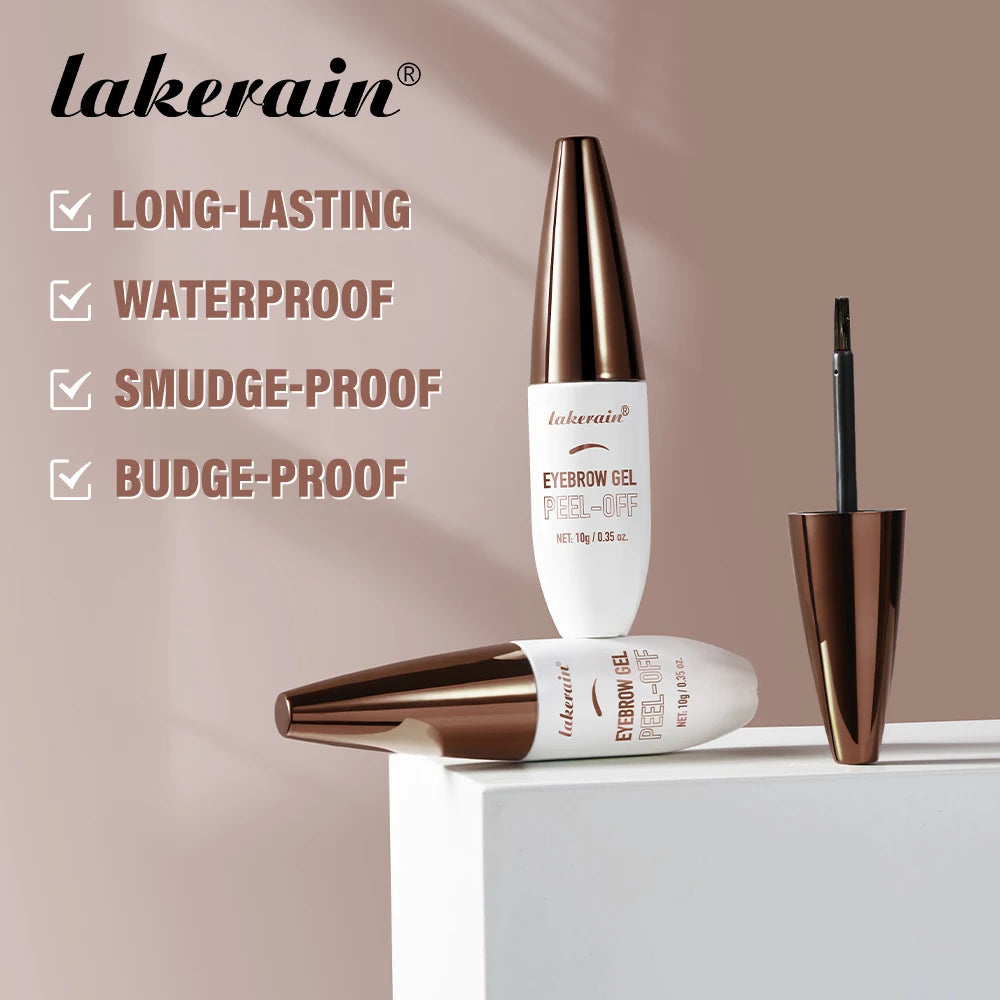 Waterproof Peel-Off Eyebrow Tint Gel for Long-Lasting Natural Brows