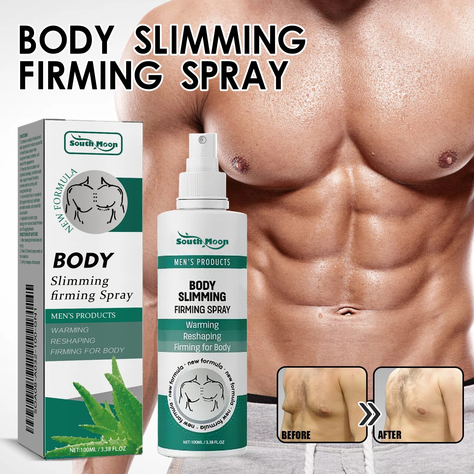 Chest Firming and Gynecomastia Reduction Spray for Men - 7