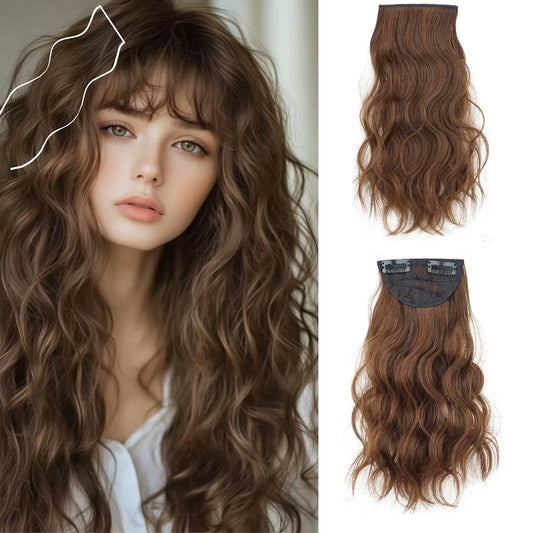 Curly Synthetic Clip-In Hair Extension for Instant Volume