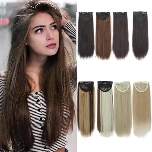Invisible Clip-In Hair Extensions for Instant Volume and Length