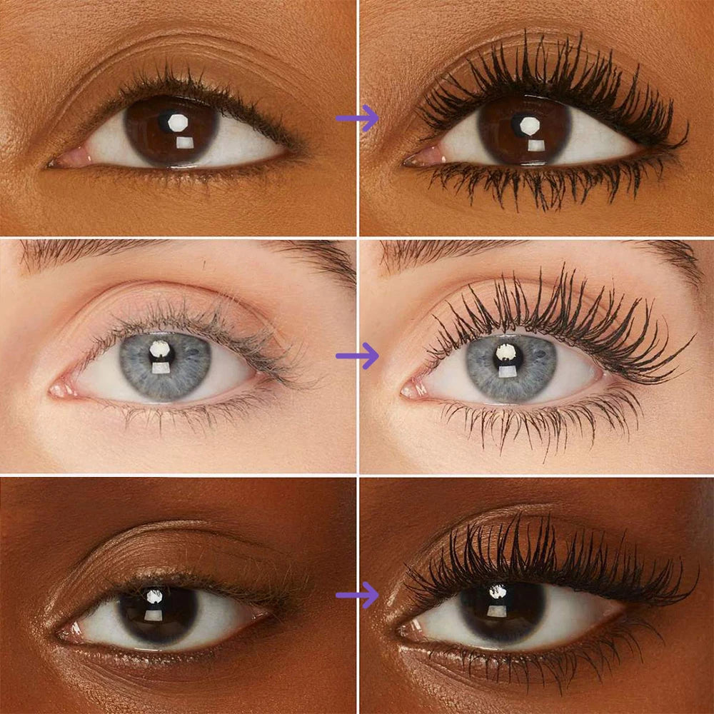 Waterproof 5D Lengthening and Volumizing Mascara for Long Lasting Lashes
