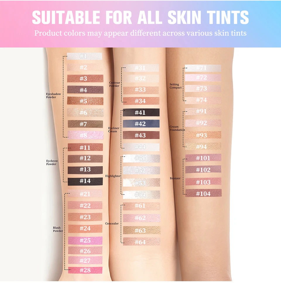 Magnetic DIY Eyeshadow Palette Refill for Personalized Makeup Kits