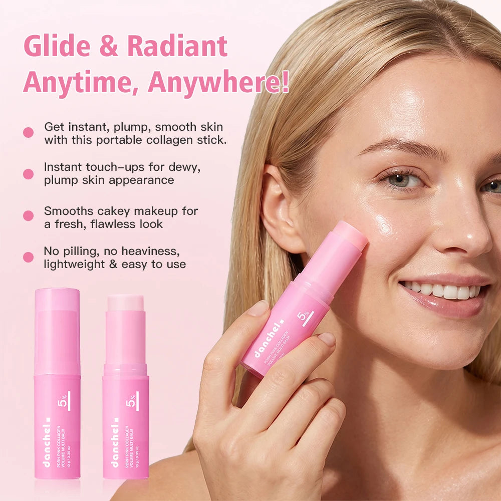 Salmon PDRN Peptide Serum and Collagen Volume Balm Set for Radiant Skin