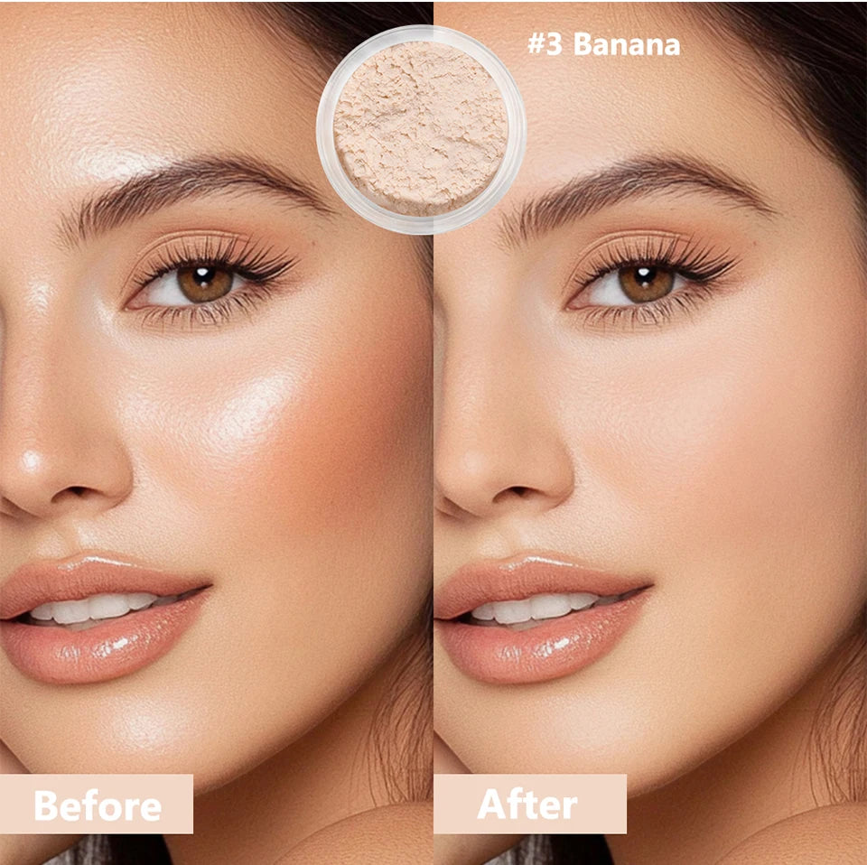 Oil-Absorbing Matte Setting Powder for Long-Lasting Flawless Makeup