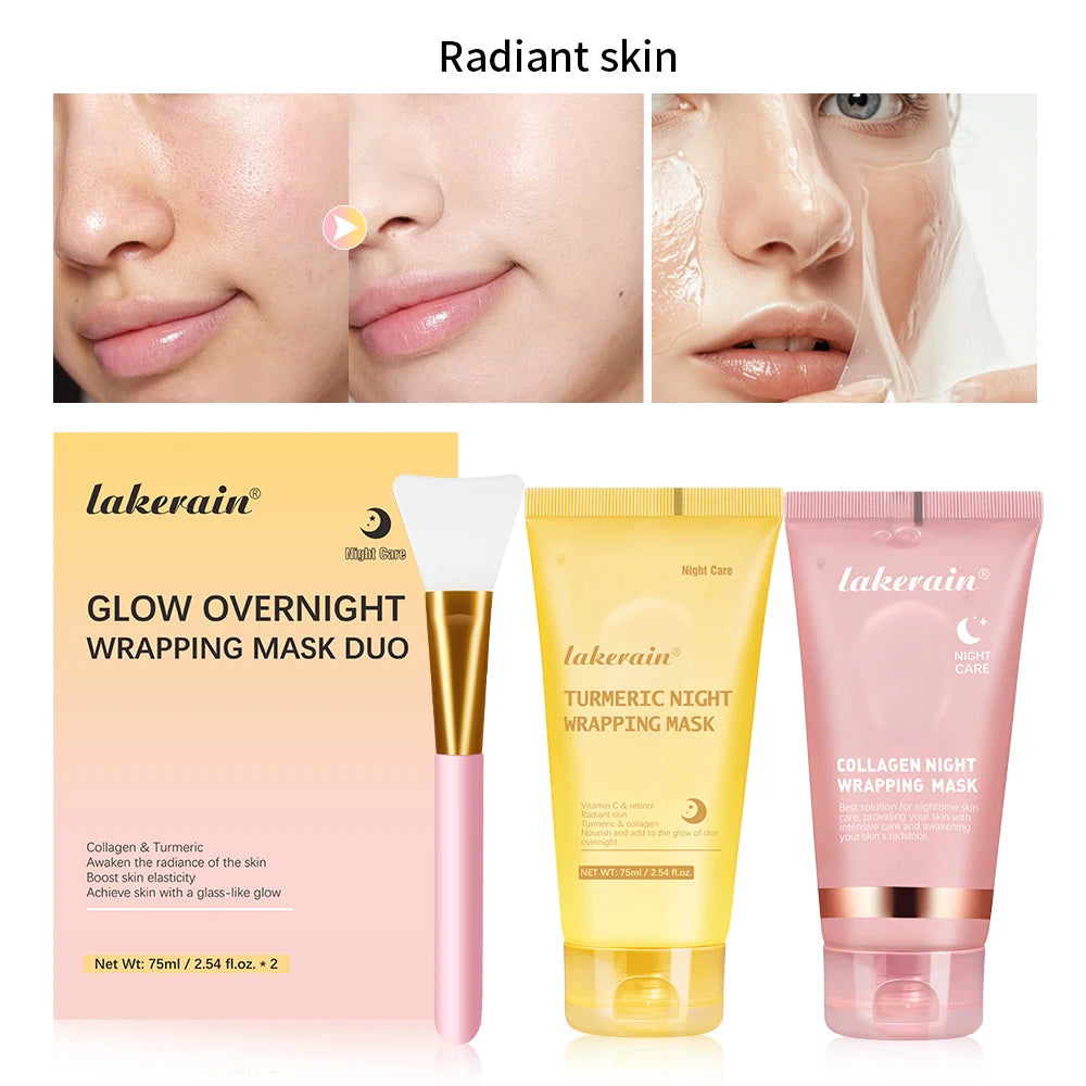 Collagen Peel-Off Night Mask for Face Firming and Deep Hydration - 40