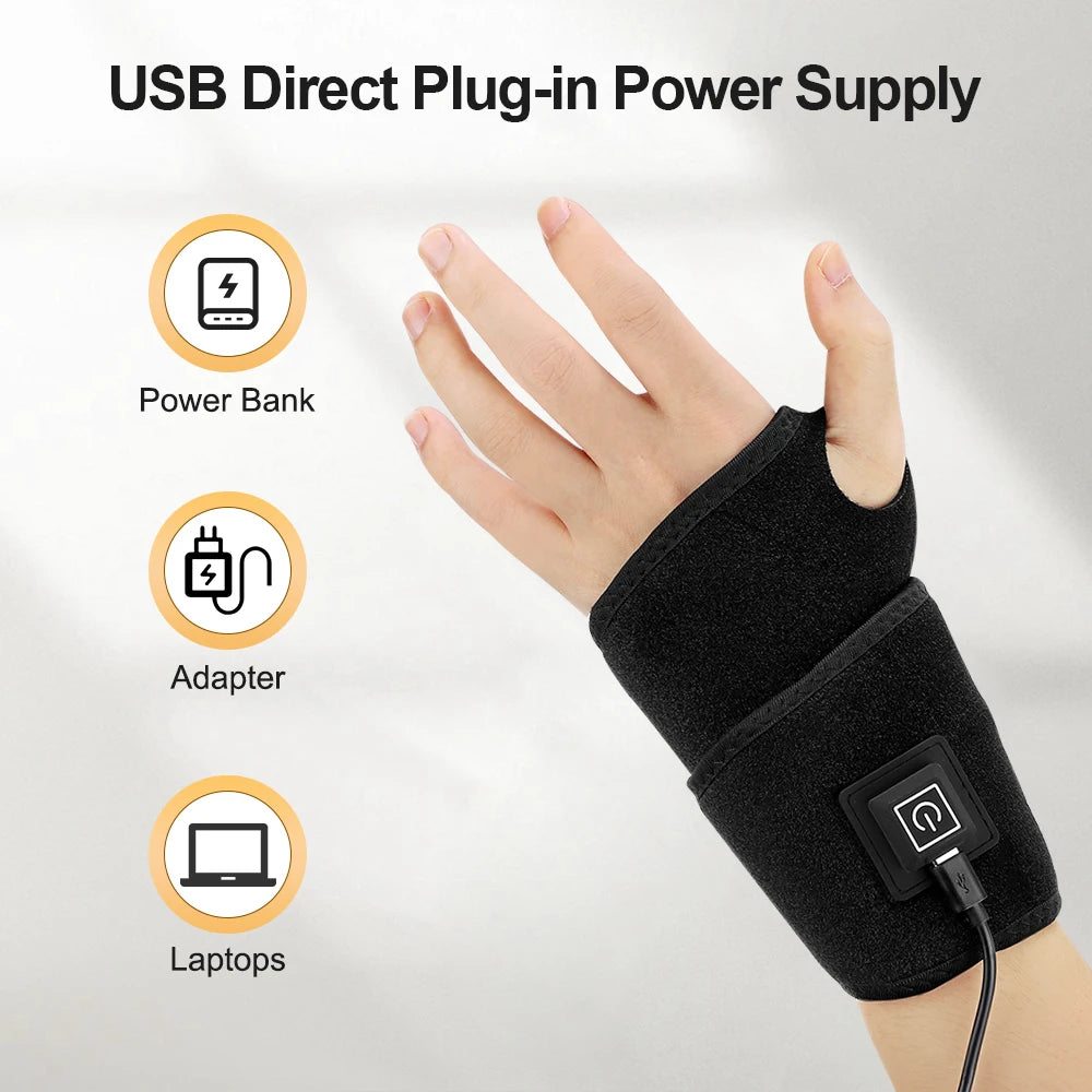 Infrared Red Light Therapy Wrist Brace for Pain Relief and Joint Support - 11
