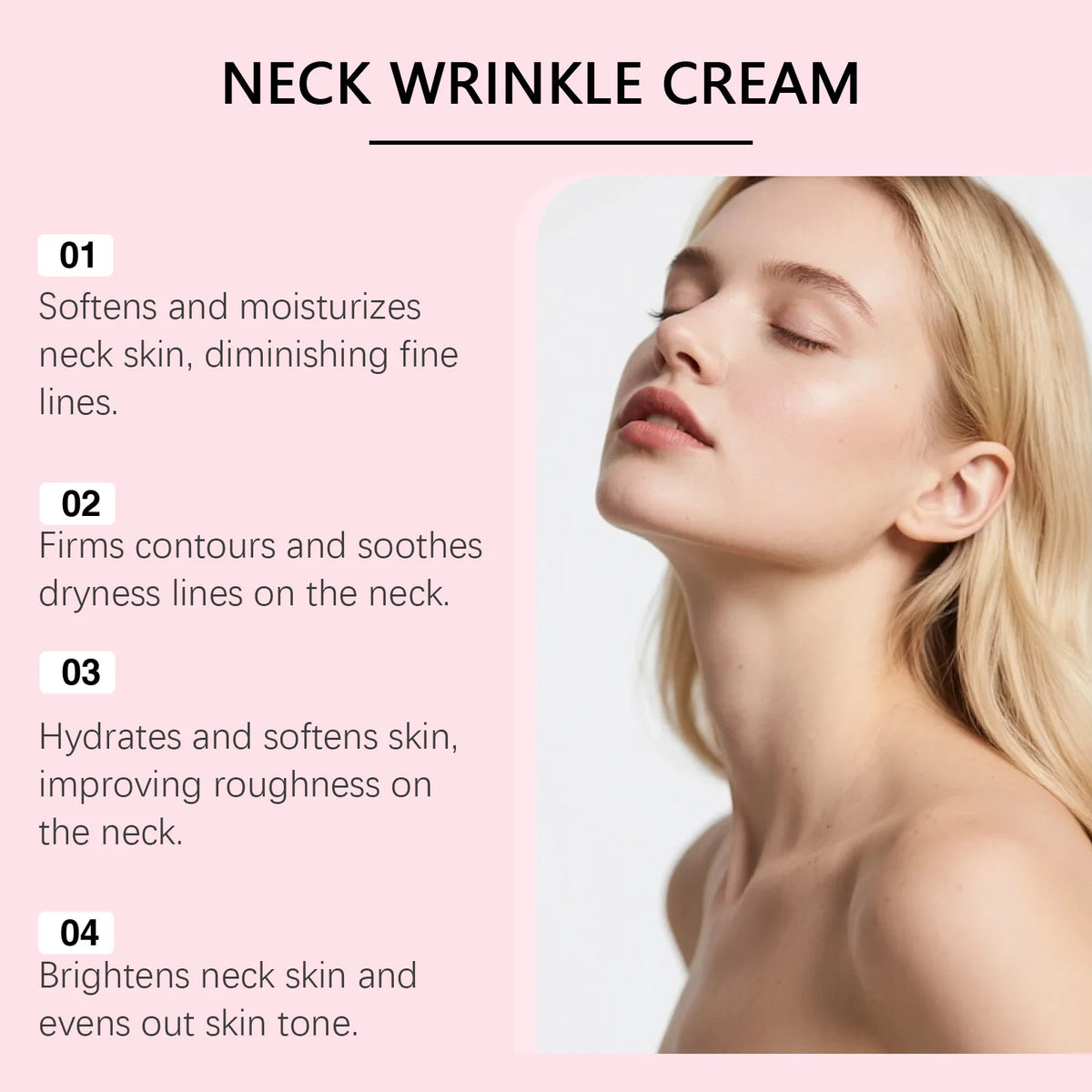 Collagen Firming Neck Cream with Integrated Gua Sha Massage Tool