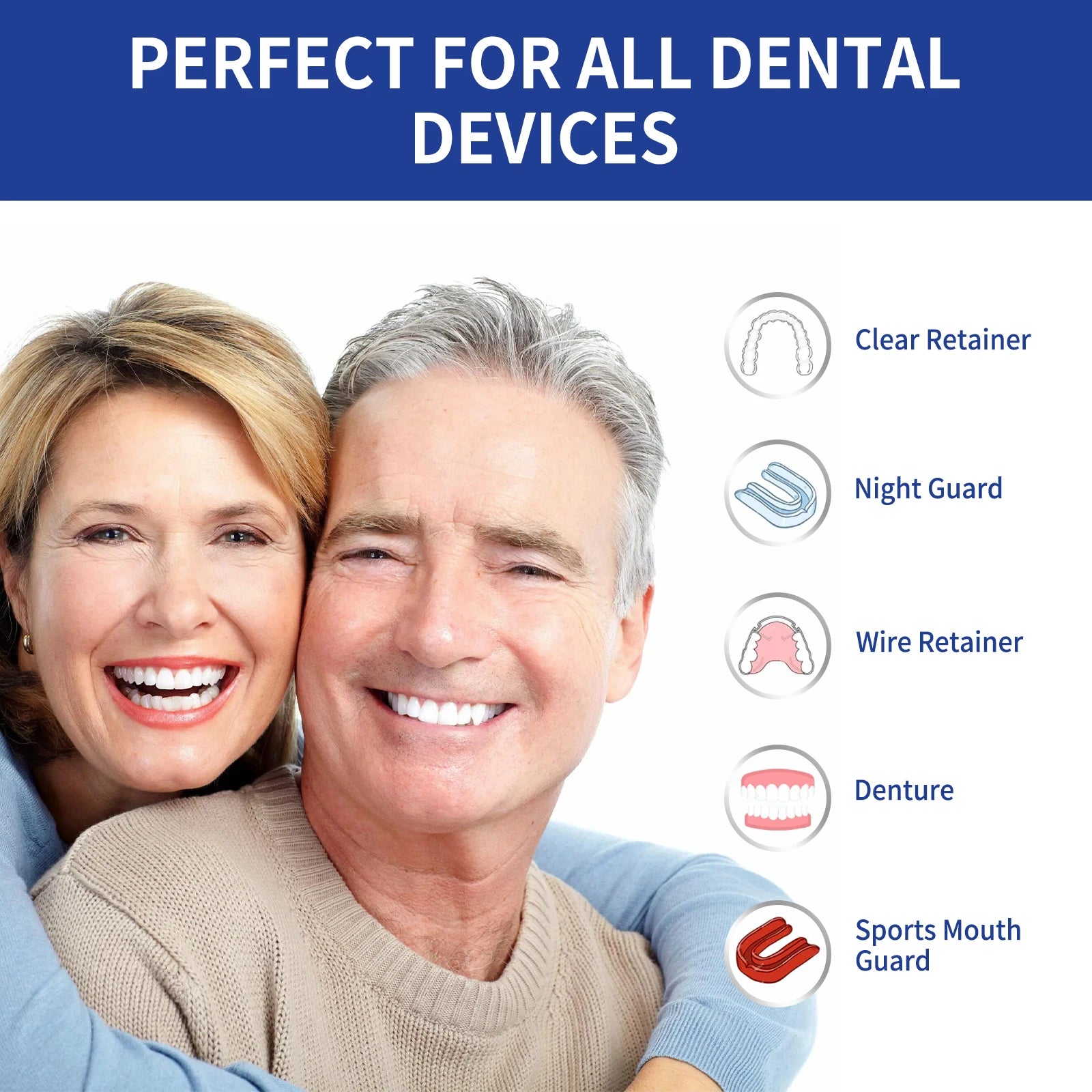 Denture and Retainer Cleaning Tablets for Deep Stain Removal - 3