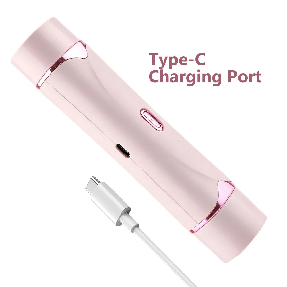 Dual-Head Painless Electric Body and Bikini Hair Trimmer for Women