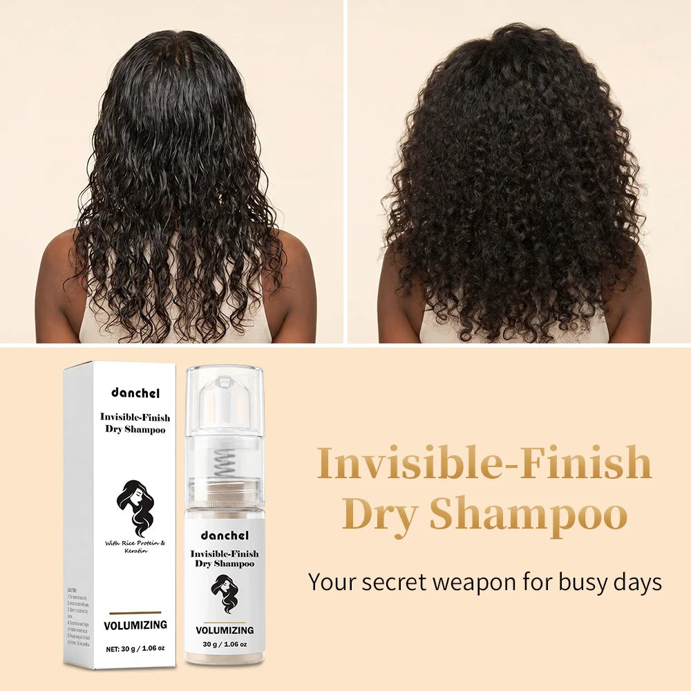 Invisible Dry Shampoo Powder for Instant Volume and Oil Absorption