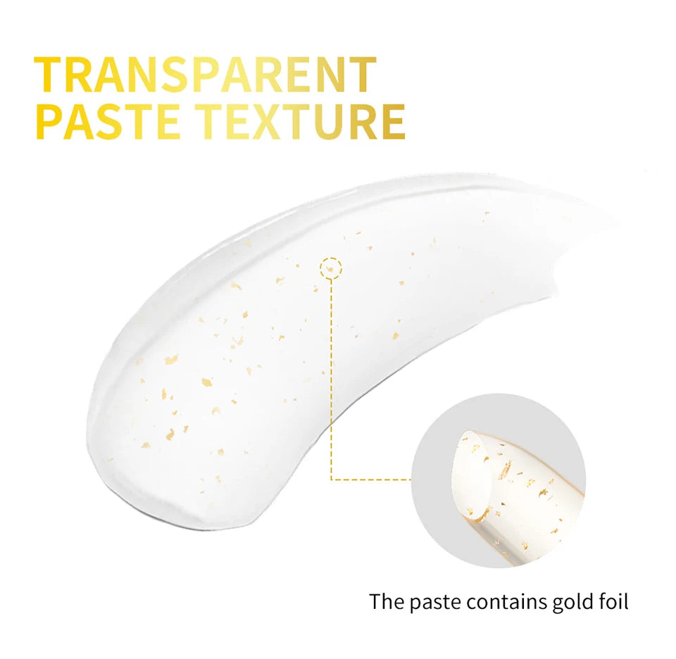 Color Changing Gold Flake Lip Balm for Hydration and Natural Pink Tint