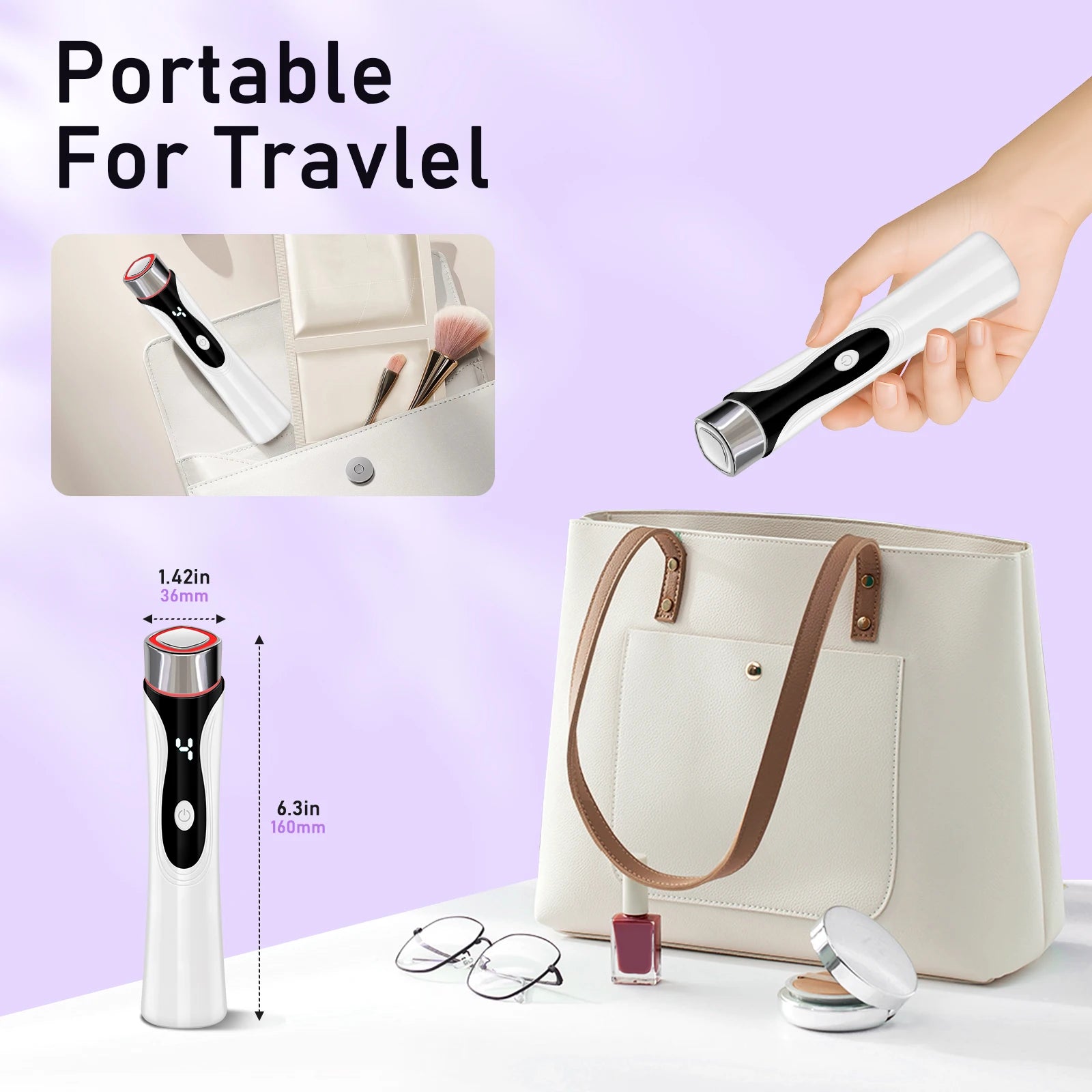 Microcurrent Facial Lifting and Skin Tightening Beauty Massager Device - 12