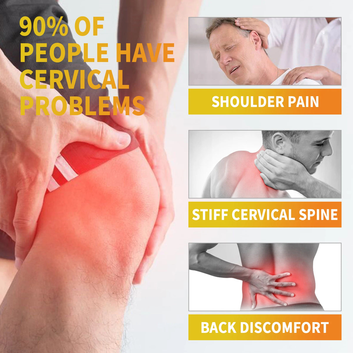 Propolis Joint Relief Cooling Gel for Knees Back and Muscle Soreness