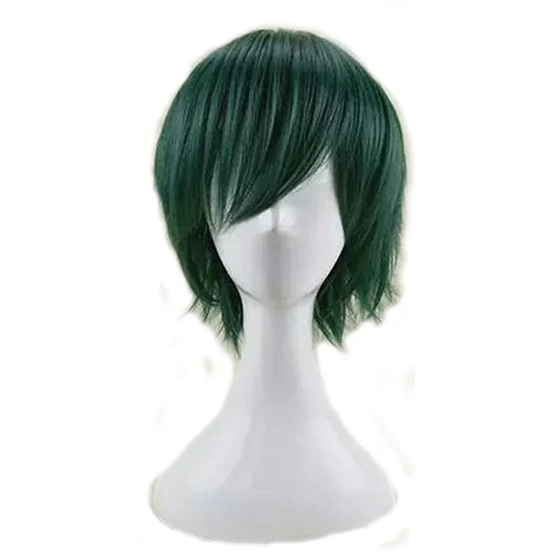 Short Layered Synthetic Cosplay Wig for Costume Parties and Events - 18