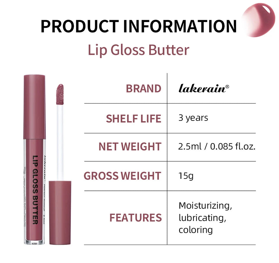 Hydrating Mirror-Finish Lip Gloss for Smooth and Plump Lips