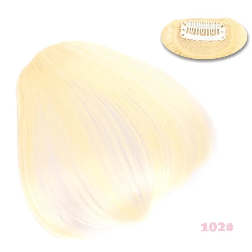 Clip In Air Bangs for Natural Hair Volumizing and Face Framing - 28