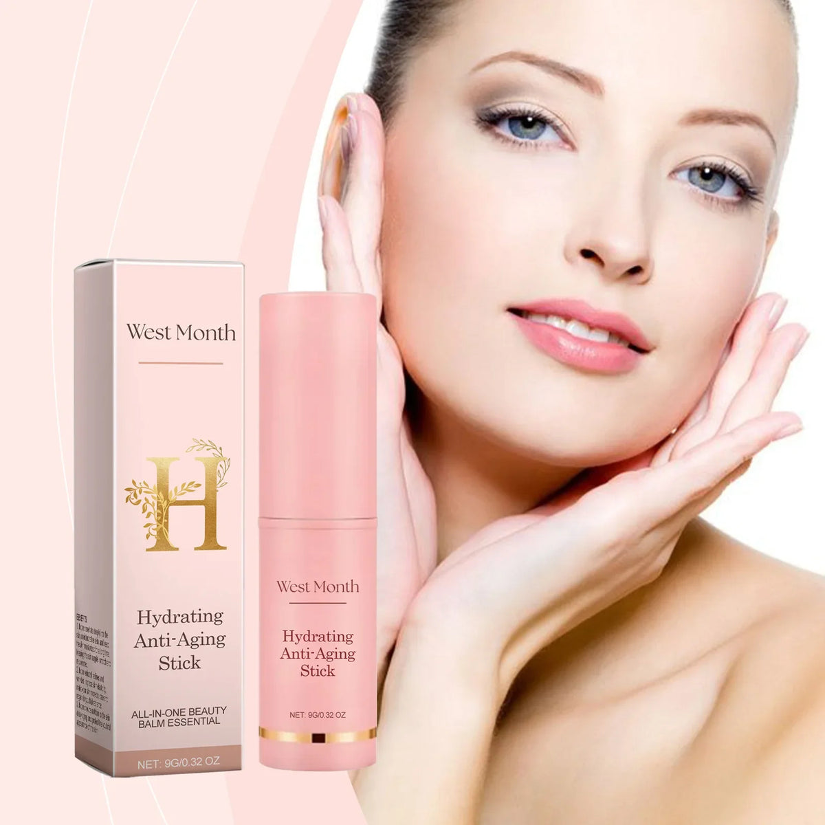 Collagen Anti-Aging Moisturizing Balm Stick for Face Wrinkle Reduction