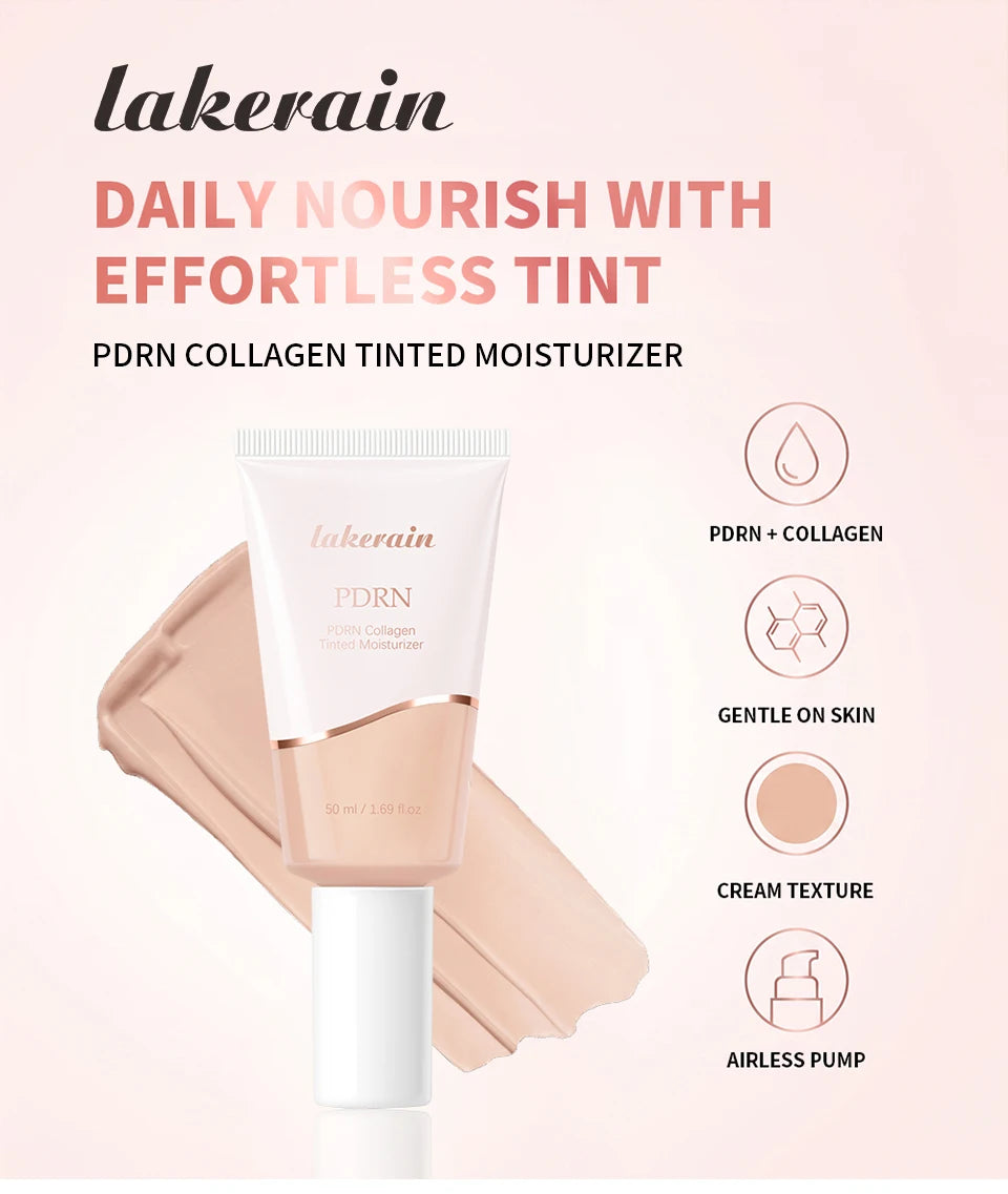 PDRN Collagen Tinted Moisturizer for All-Day Radiant Skin and Coverage - 7