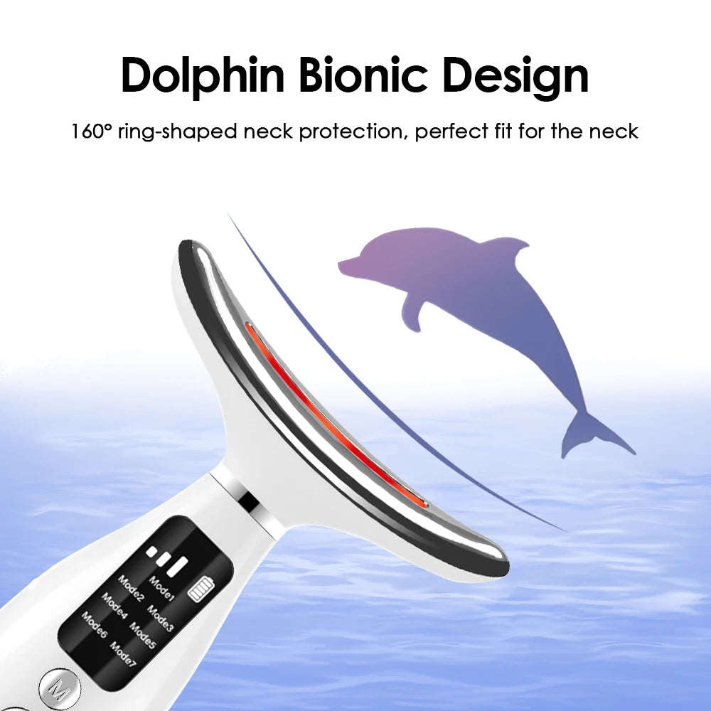 LED Facial and Neck Skin Tightening and Rejuvenation Massager