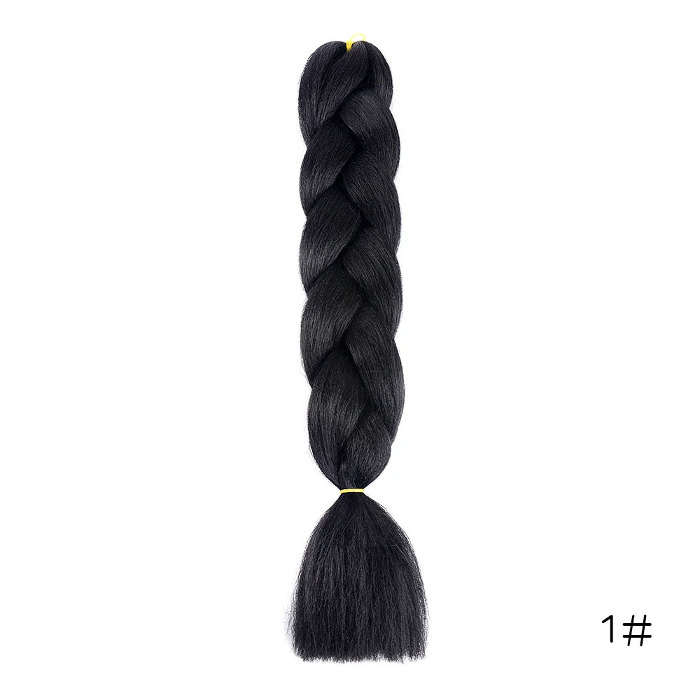 24-Inch Long Synthetic Jumbo Braiding Hair Extensions - 15