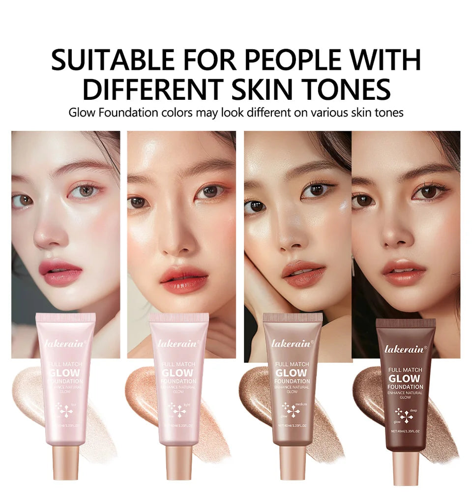 Liquid Illuminating Foundation and Highlighter for Face and Body