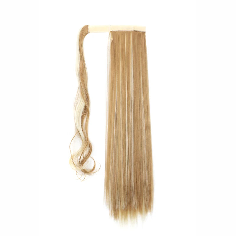 Long Straight Wrap Around Ponytail Clip-In Hair Extension for Women