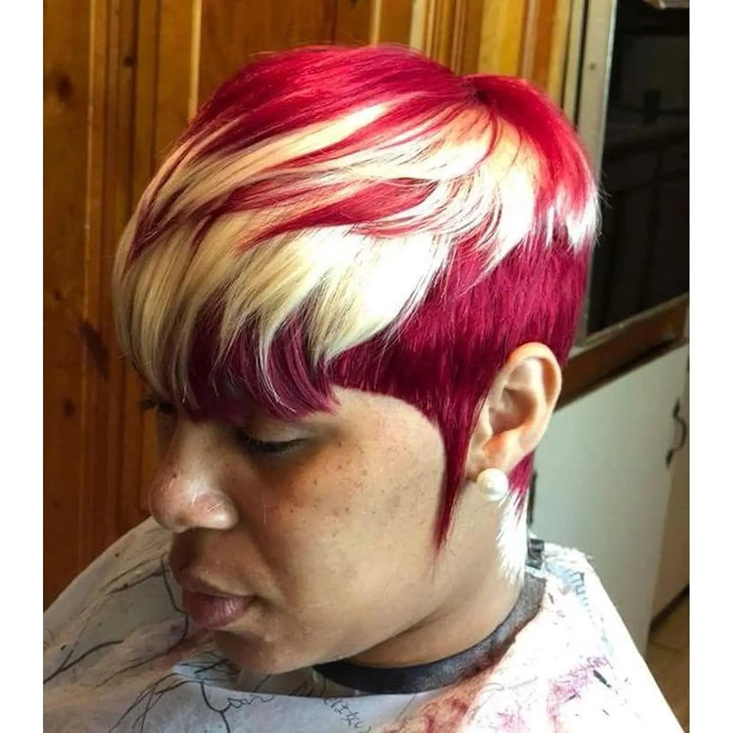 Short Wavy Pixie Cut Wig for Daily Wear - 3
