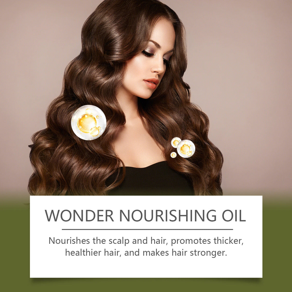 Nourishing Herbal Hair Growth Oil for Damaged Hair Repair and Strength