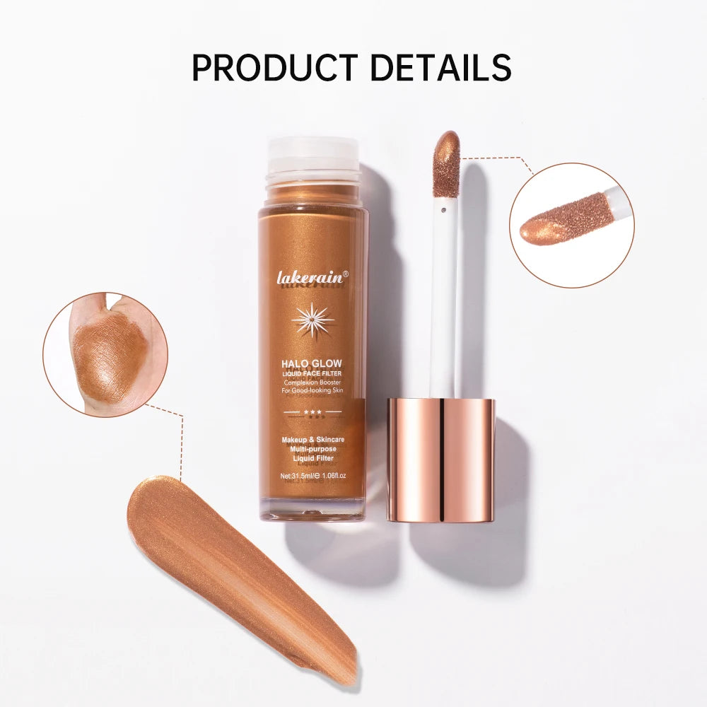 Liquid Illuminating Face Highlighter for a Radiant Dewy Skin Glow