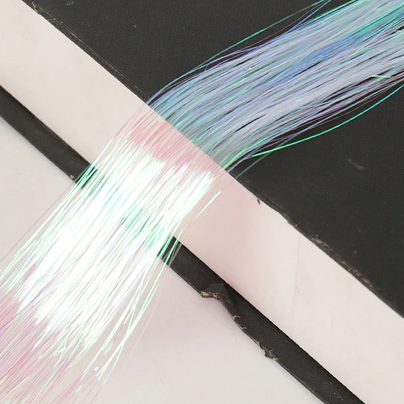 Sparkling Rainbow Hair Tinsel Strands for Instant Glamour and Style - 7