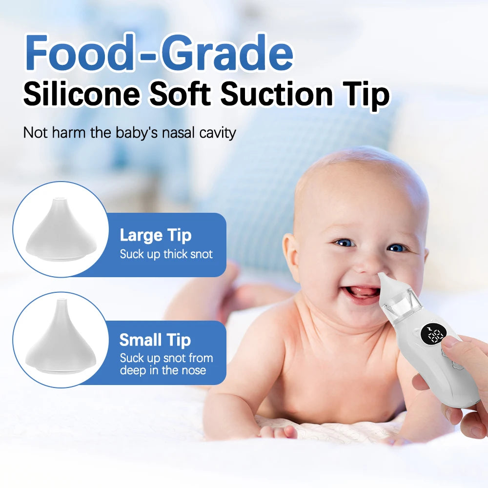 Electric Baby Nasal Aspirator with Music and Suction Control