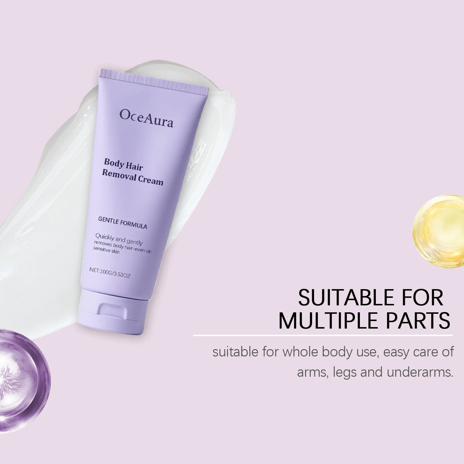 Painless Gentle Hair Removal Cream for Full Body and Sensitive Skin - 9
